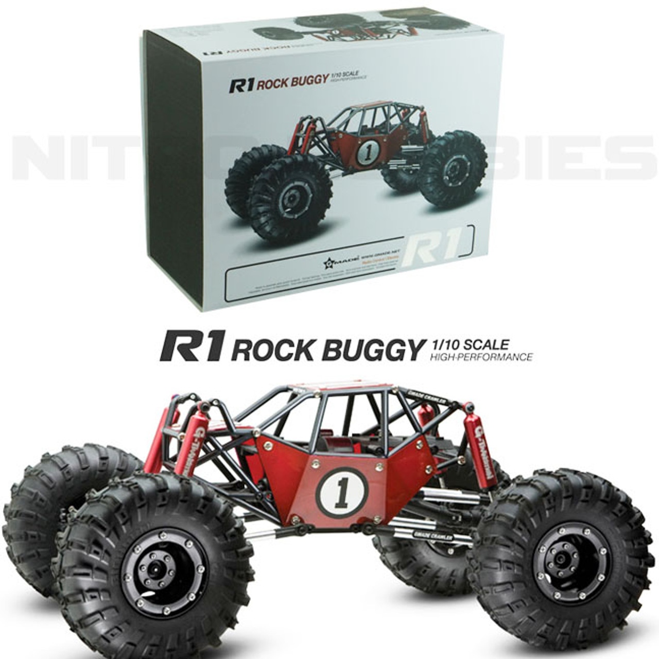 人気大得価（中古）Gmade Crawler R1 Rock Buggyキット組立済 ホビーラジコン