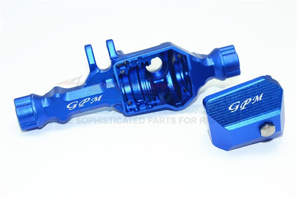 GPM Racing Aluminum Front Gear Box (1) Set Red : TRX-4 / TRX-6