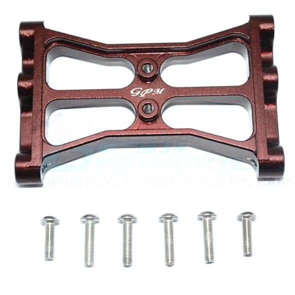 GPM Racing Aluminum Chassis Crossmember (7Pcs) Set Brown : TRX-4 / TRX-6