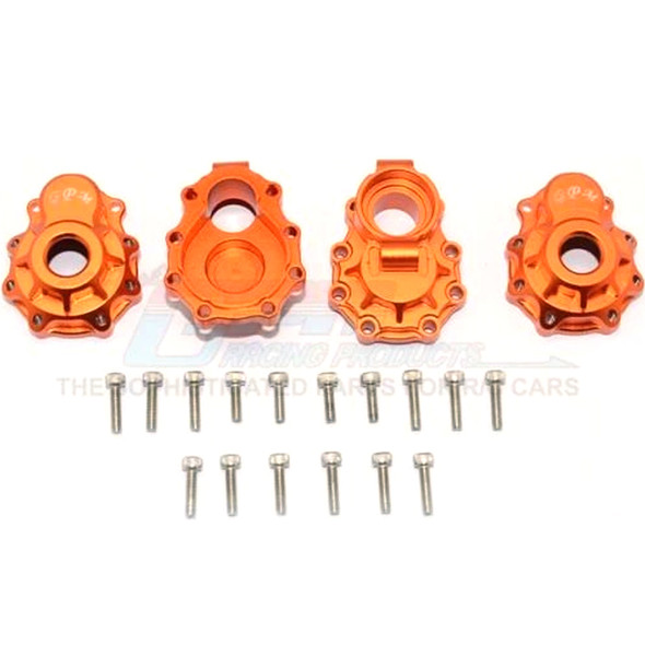 GPM Racing Aluminum Rear Knuckle Arm Orange (20Pcs) Set : TRX-4 / TRX-6