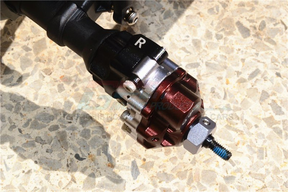 GPM Racing Aluminum Rear Knuckle Arm Red (20Pcs) Set : TRX-4 / TRX-6