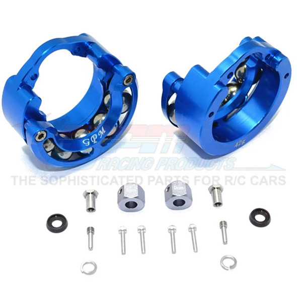 GPM Alum Pendulum Wheel Knuckle Axle Weight + 9mm Hex Adapter Blue : TRX-4 / TRX-6