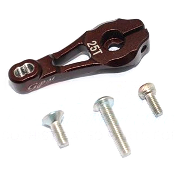 GPM Racing Aluminum Servo Horn 25T (4Pcs) Set Brown : TRX-4 / TRX-6 GPM Racing Aluminum Servo Horn 25T (4Pcs) Set Brown : TRX-4 / TRX-6