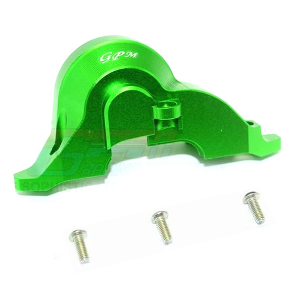 GPM Alum Transmission Upper Spur Gear Case Cover (4Pcs) Green : TRX-4 / TRX-6