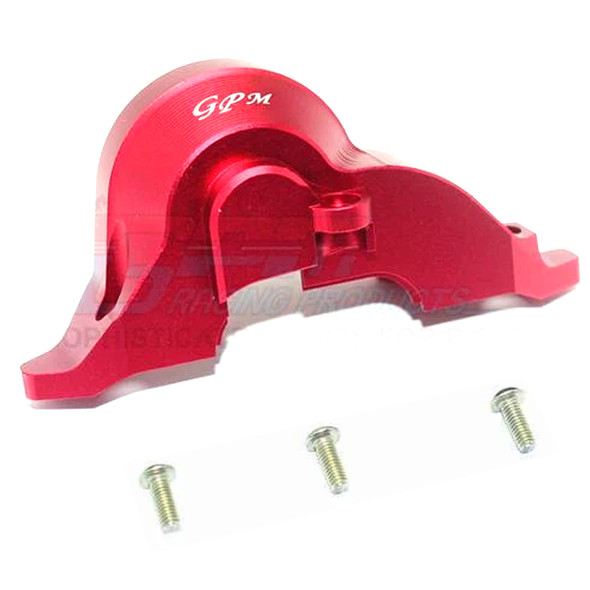 GPM Alum Transmission Upper Spur Gear Case Cover (4Pcs) Red : TRX-4 / TRX-6 GPM Alum Transmission Upper Spur Gear Case Cover (4Pcs) Red : TRX-4 / TRX-6