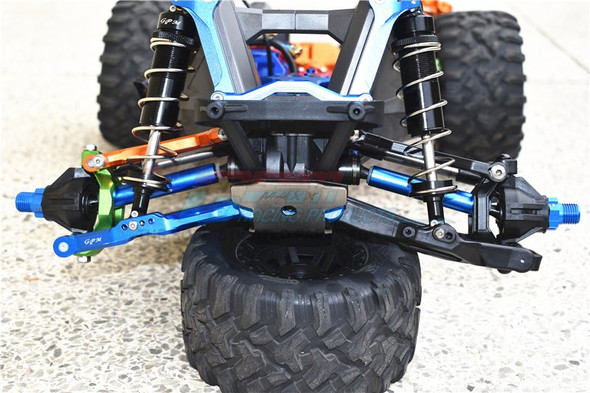 GPM Harden Steel+Alum Frt /Rear Adj. CVD Drive Shaft+Hex Adpt+Whl Lck Slv : Maxx