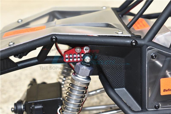 GPM Aluminum Front & Rear Shock Mount (28Pcs) Set Black : Axial Capra 1.9 UTB