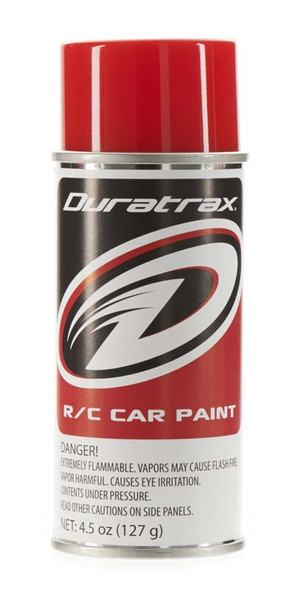 Duratrax PC287 Polycarbonate Spray Paint Bright Red 4.5 oz DTXR4287