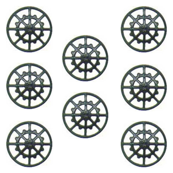 Kadee #2040 Ajax Brake Wheel Black (8) Freight Car Detail Parts HO Scale