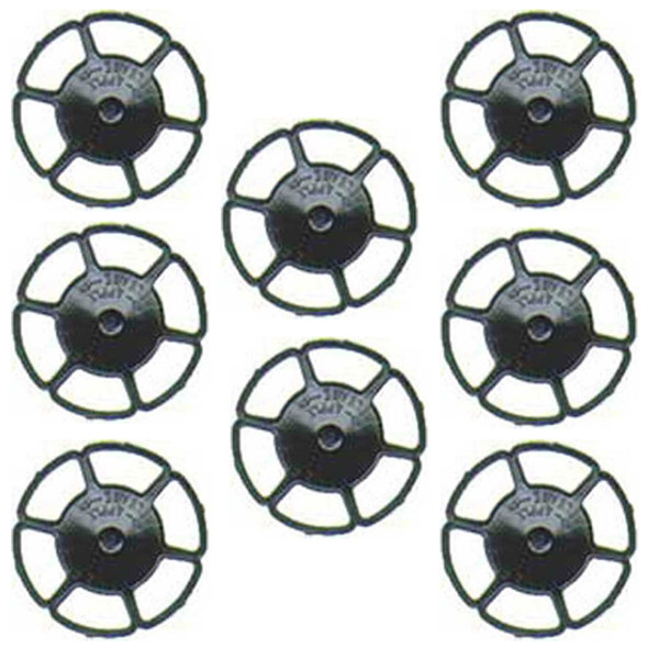 Kadee #2042 Miner Brake Wheel Black (8) Freight Car Detail Parts HO Scale