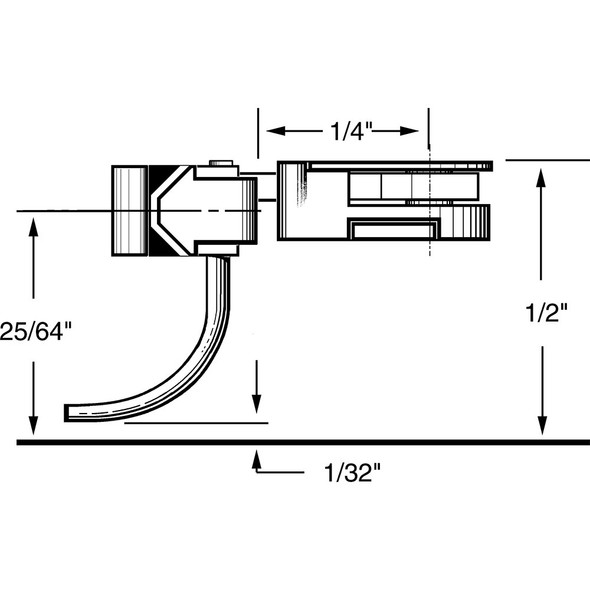 Kadee #35 30-Series Plastic Couplers w/Gearboxes Short 1/4" Overset Shank HO Scale