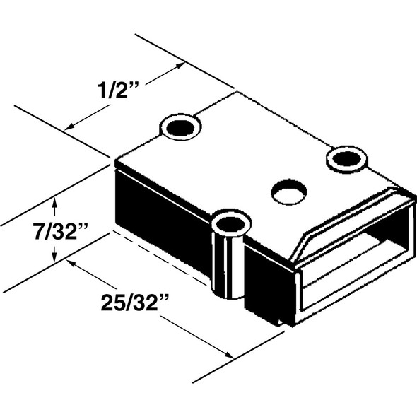 Kadee #818 Metal Gearboxes Black (8) O Scale