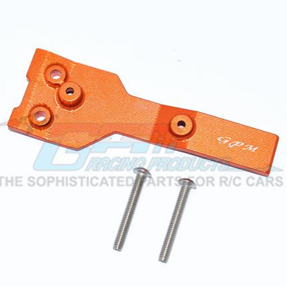 GPM Racing Aluminum Rear Chassis Link Protector (3Pcs) Set Orange : Maxx