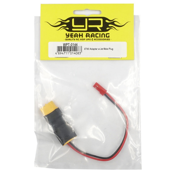 Yeah Racing WPT-0144 XT60 Cable w/ External JST Plug