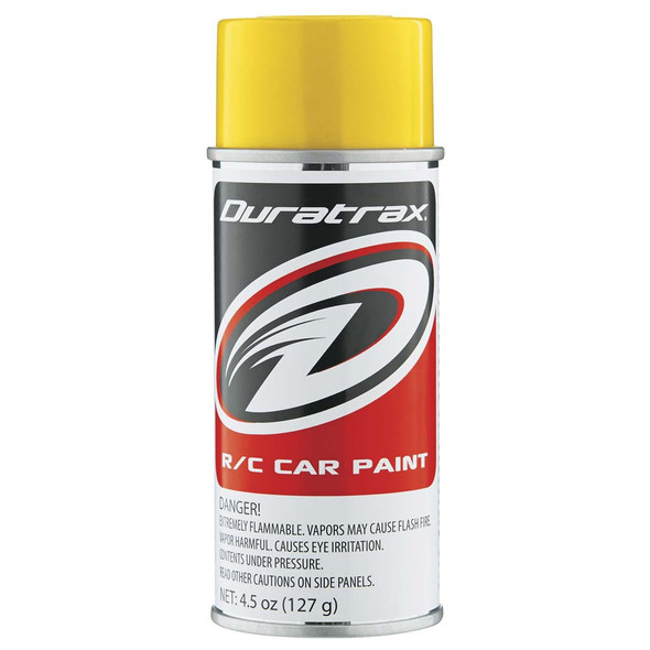 Duratrax PC295 Polycarbonate Spray Paint Candy Yellow 4.5 oz DTXR4295