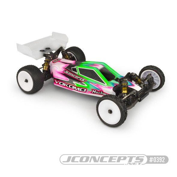 J Concepts 0392 P2K - Yokomo YZ2 Clear Body w/ S-Type Wing