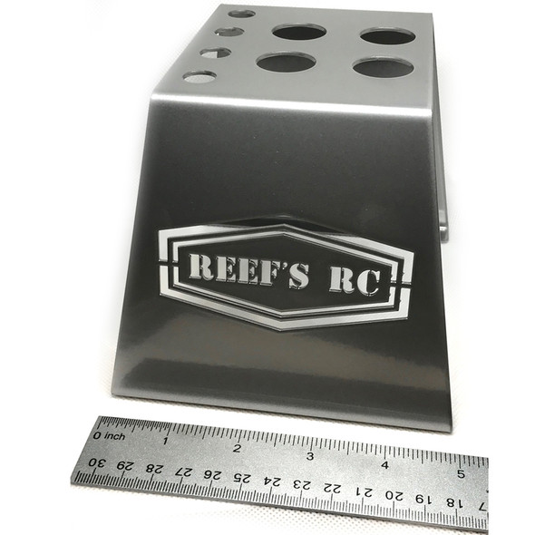 Reef's RC SEHREEFS38 Hardened Steel Car Stand Black w/ Shock Holes