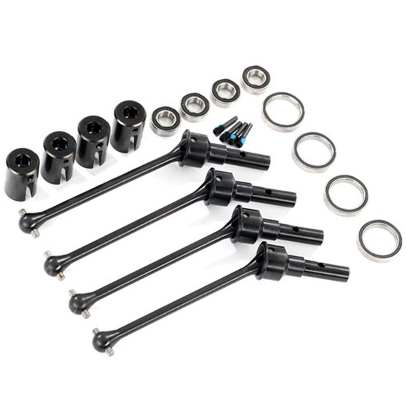 Traxxas 8950X Driveshafts Steel Constant-Velocity Front / Rear (4) : Maxx