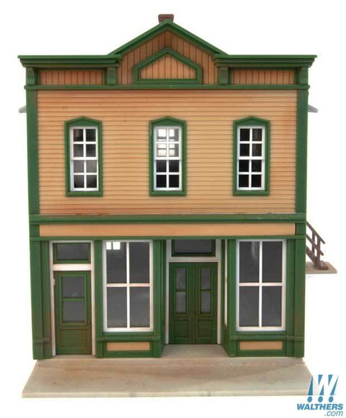 Walthers 933-3650 River Road Mercantile Kit - 5-3/4 x 5 x 5-1/2" HO Scale