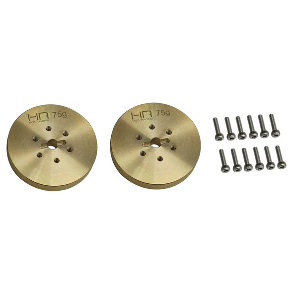Hot Racing EDR10BPH Heavy Brass Wheel Hub w/ Pin Drive 75g Enduro Vehicles