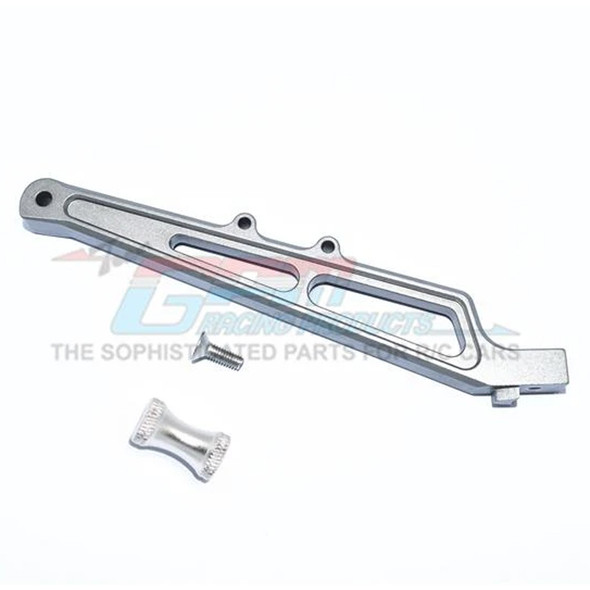 GPM Racing Aluminum Rear Chassis Brace & Collar Grey : Limitless / Infraction
