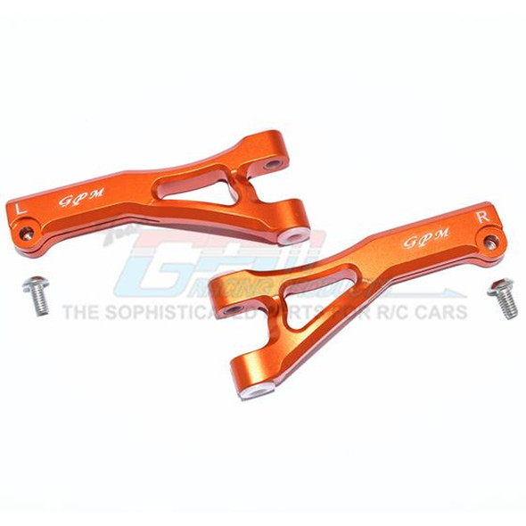 GPM Racing Aluminum Front Upper Arms (4Pcs) Orange : Limitless/Infraction/Typhon