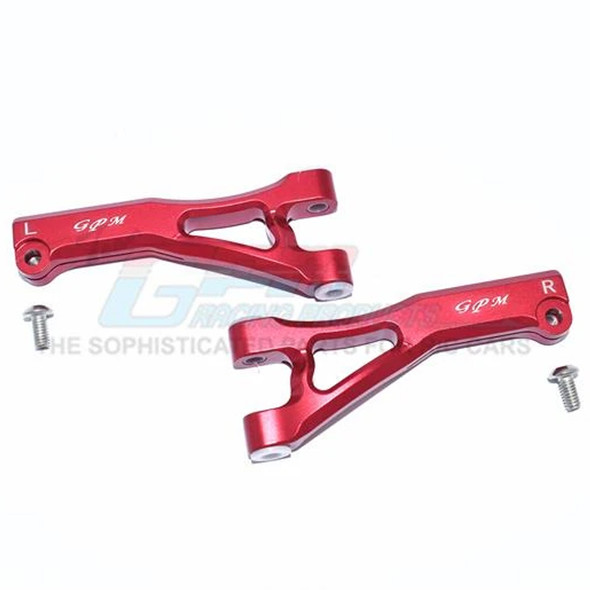 GPM Racing Aluminum Front Upper Arms (4Pcs) Red : Limitless/Infraction/Typhon