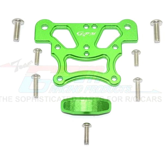 GPM Racing Aluminum Front Top Plate Green : Kraton / Outcast / Notorious 6S BLX