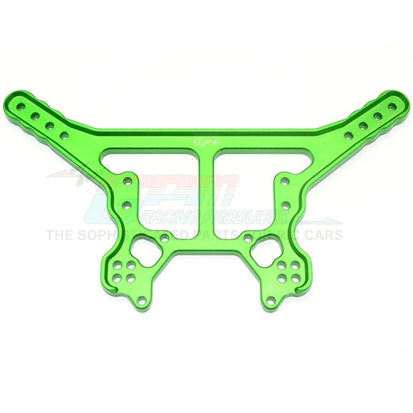 GPM Racing Aluminum Rear Damper Plate (1Pc) Green : Kraton / Outcast / Talion
