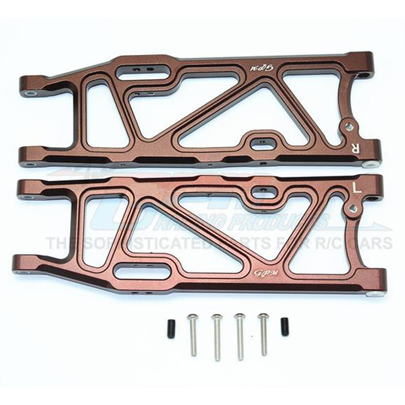 GPM Racing Aluminum Rear Lower Arms Brown : Kraton / Outcast / Notorious 6S BLX GPM Racing Aluminum Rear Lower Arms Brown : Kraton / Outcast / Notorious 6S BLX