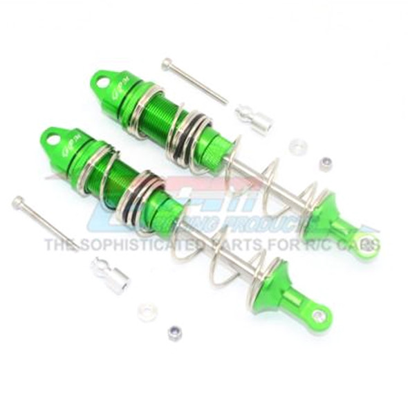 GPM Alum Rear Double Section Spring Dampers 135mm Green : Kraton / Outcast / Notorious