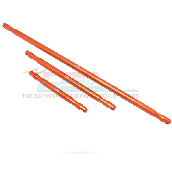 GPM Aluminum Front & Center & Rear Support Brace Bar Orange : Kraton 8S BLX