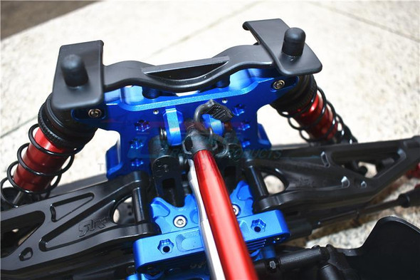 GPM Racing Aluminum Front Shock Mount Blue : 1/5 KRATON 8S BLX Monster Truck