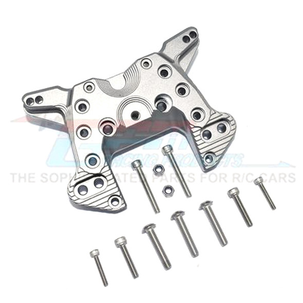 GPM Racing Aluminum Front Shock Mount Grey : 1/5 KRATON 8S BLX Monster Truck