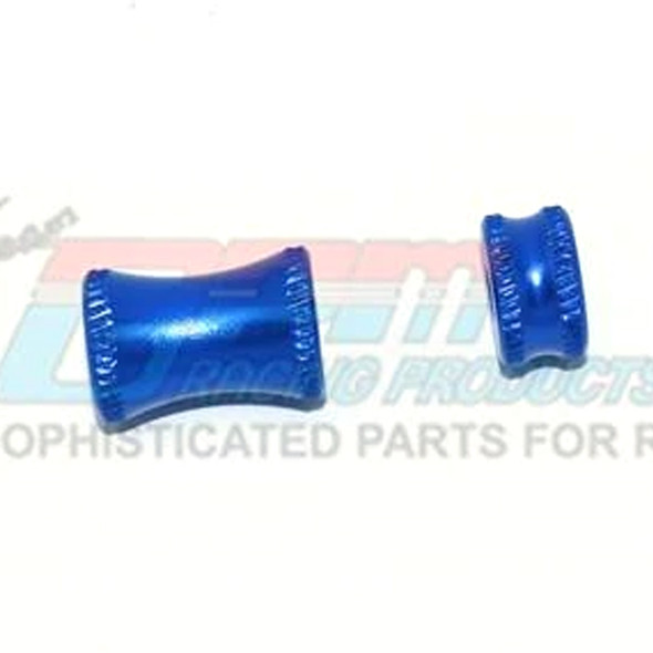 GPM Racing Aluminum Collar For Rear Chassis Brace (2Pcs) Set Blue : 1/7 Mojave