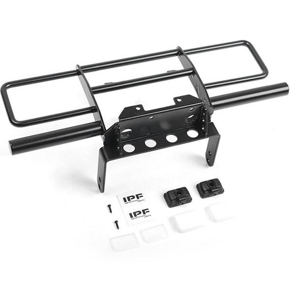 RC4WD VVV-C0948 Oxer Steel Front Winch Bumper Black w/ IPF Lights : VS4-10 Body