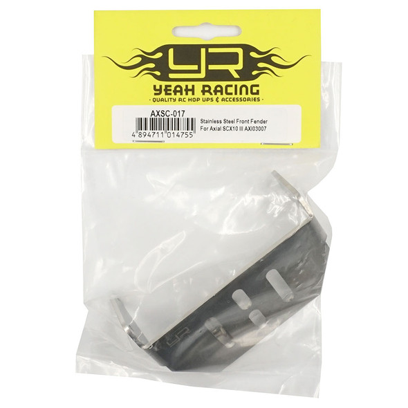 Yeah Racing AXSC-017 Stainless Steel Front Fender : SCX10 III AXI03007