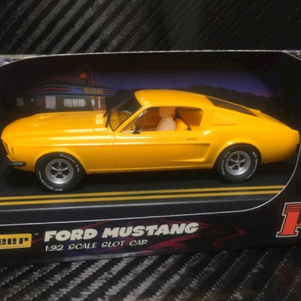 Pioneer J030217 Mustang GT390 Route 66 Yellow Slot Car 1/32 Scalextric DPR