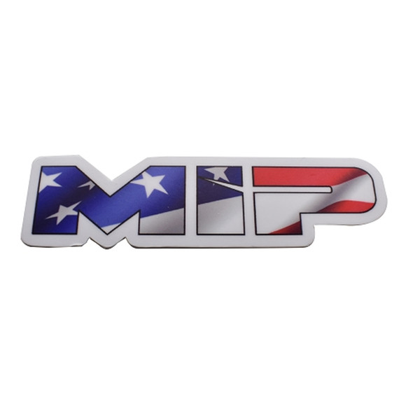 MIP 5106 American Flag Die Cut Vinyl Sticker 3.73" x 1''