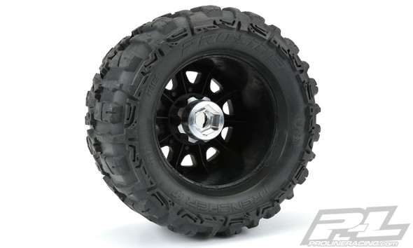 Pro-Line 6357-00 8x32 to 20mm Aluminum Hex Adapters : Pro-Line 8x32 3.8" Wheels