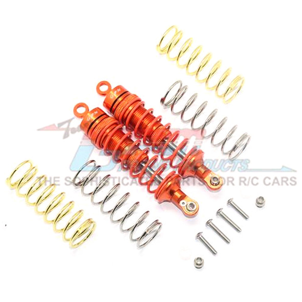 GPM Racing Aluminum Front Adjustable Shocks 87mm Orange : Rustler 4x4