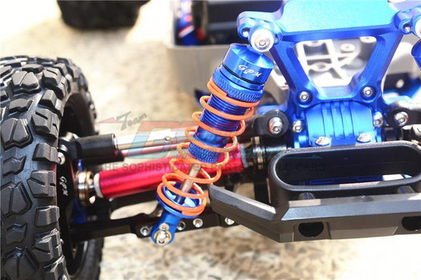 GPM Racing Aluminum Front Adjustable Shocks 87mm Orange : Rustler 4x4