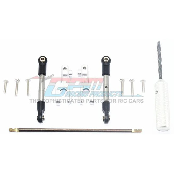 GPM Spring Steel Front Sway Bar/Alum Sway Bar Arm/Stainless Stl Linkage Silver : UDR