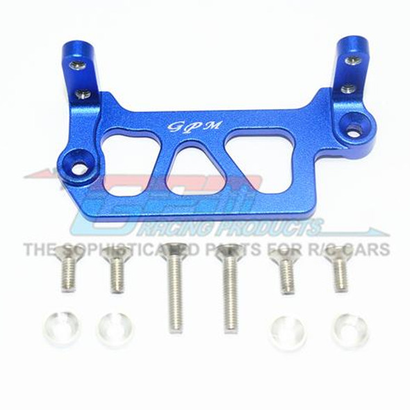 GPM Racing Aluminum Servo Mount Blue : Unlimited Desert Racer