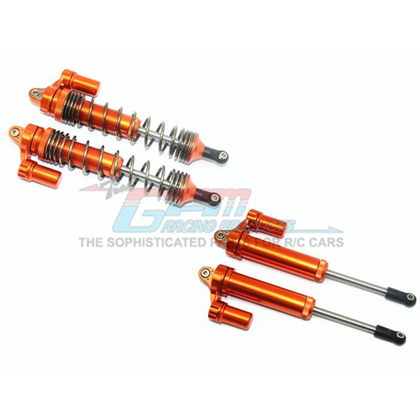 GPM Alum Front L-Shape Piggy Back Damper 135mm Orange : Unlimited Desert Racer