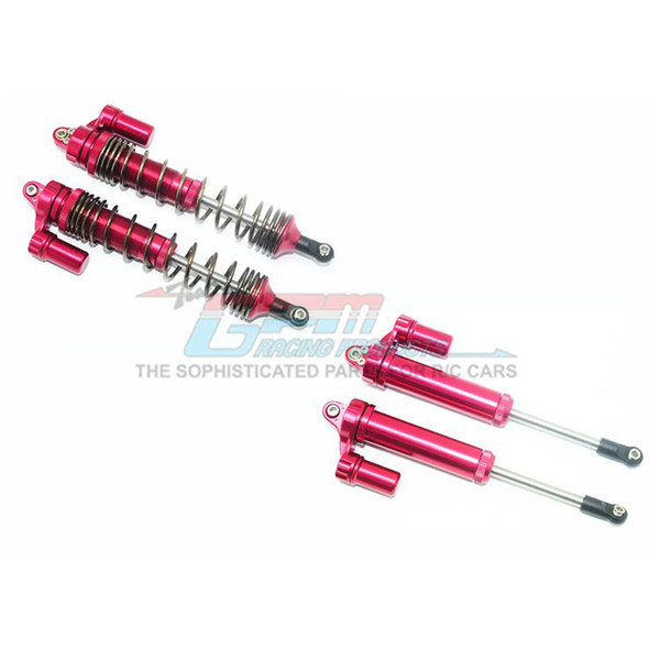 GPM Alum Front L-Shape Piggy Back Damper 135mm Red : Unlimited Desert Racer