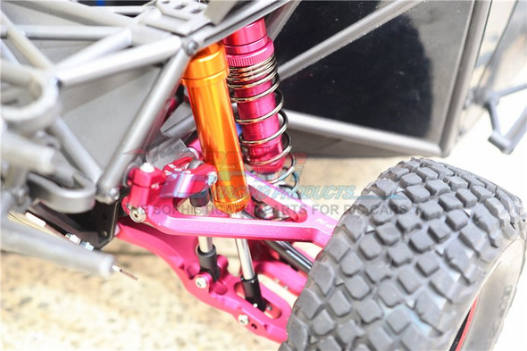 GPM Racing Aluminium Front Internal Shocks 135mm Red : Unlimited Desert Racer