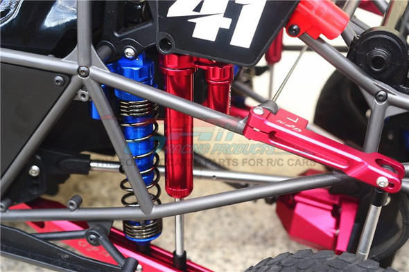 GPM Aluminum Rear L-Shape Piggy Back Damper Blue : Unlimited Desert Racer