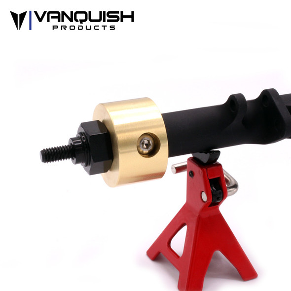 Vanquish VPS04004 Brass Rear Axle Cap Weights : SCX10-II