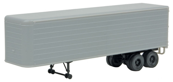 Walthers 35' Fluted-Side Trailer Undecorated 2-Pack Kit HO Scale